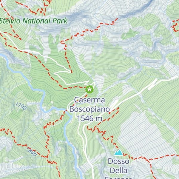 Map of Caserma Boscopiano