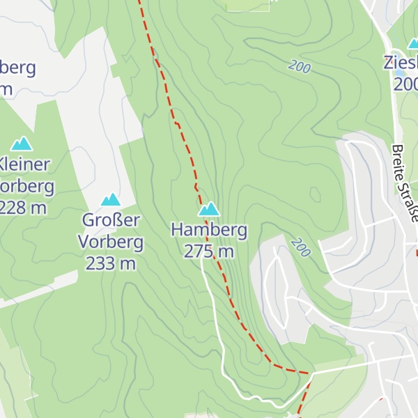 Map of Hamberg