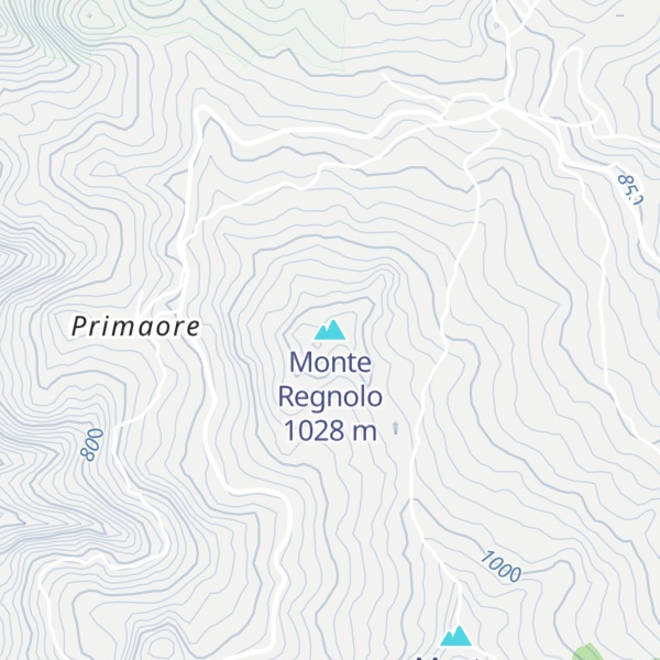 Map of Monte Regnolo