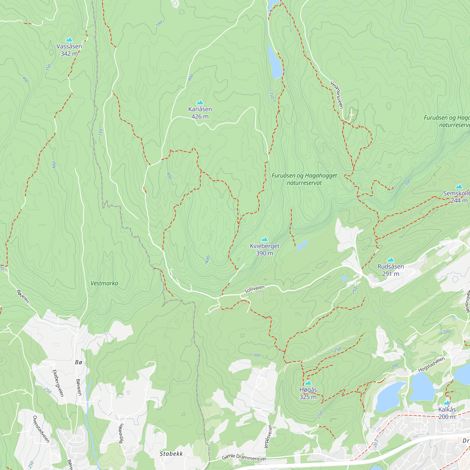 Hovdehytta map