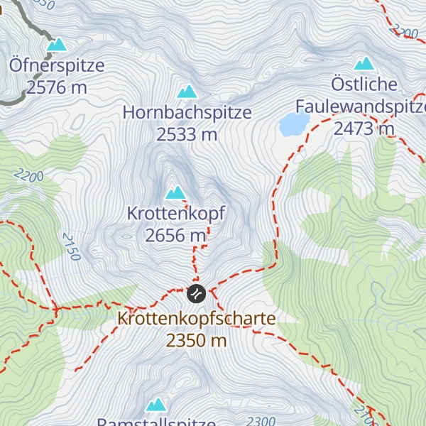 Map of Kleiner Krottenkopf