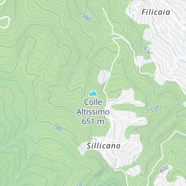 Map of Colle Altissimo