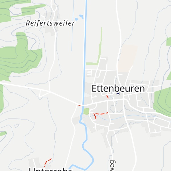 Map of Hütte Ettenbeuren