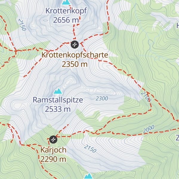 Map of Ochsenkopf