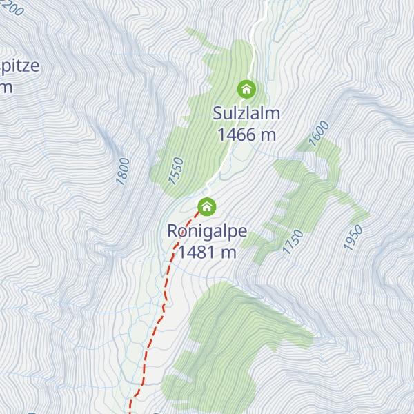 Map of Ronigalpe