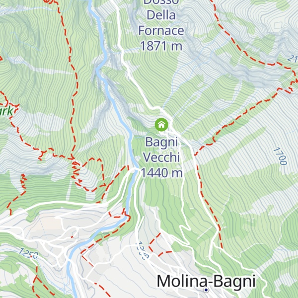 Map of La Pliniana di Bormio, Società Anonima