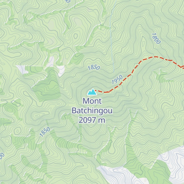 Map of Mont Batchingou