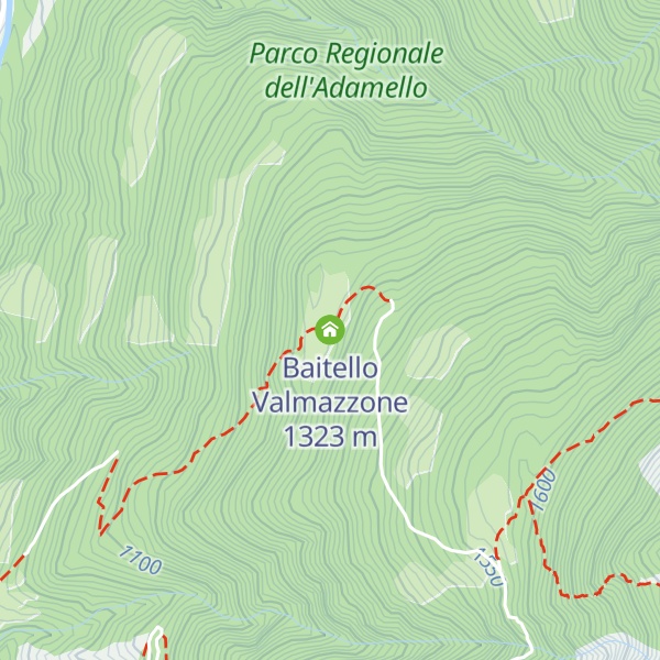 Map of Baitello Valmazzone