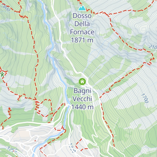Map of Bagni dell'Arciduchessa