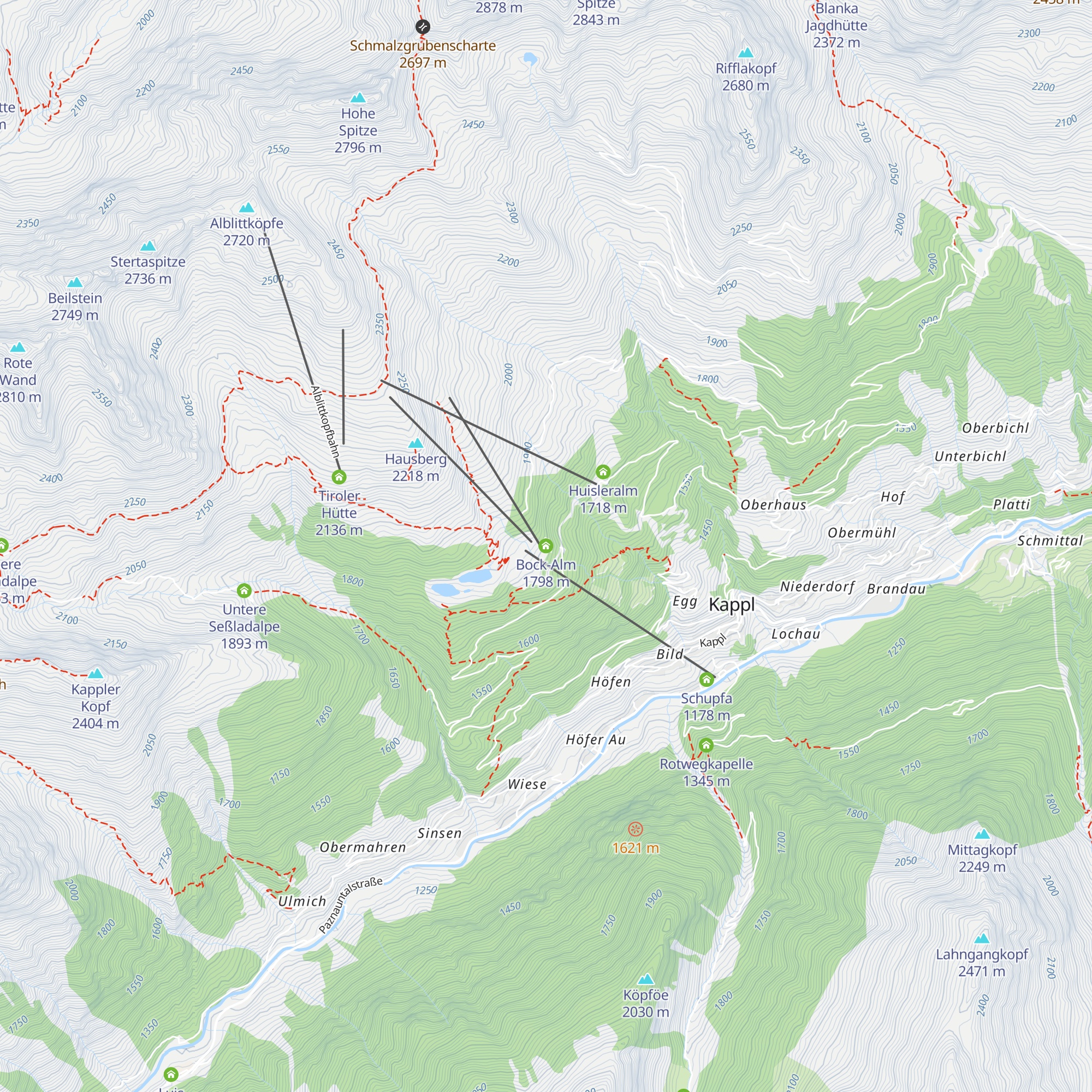 Bock-Alm map