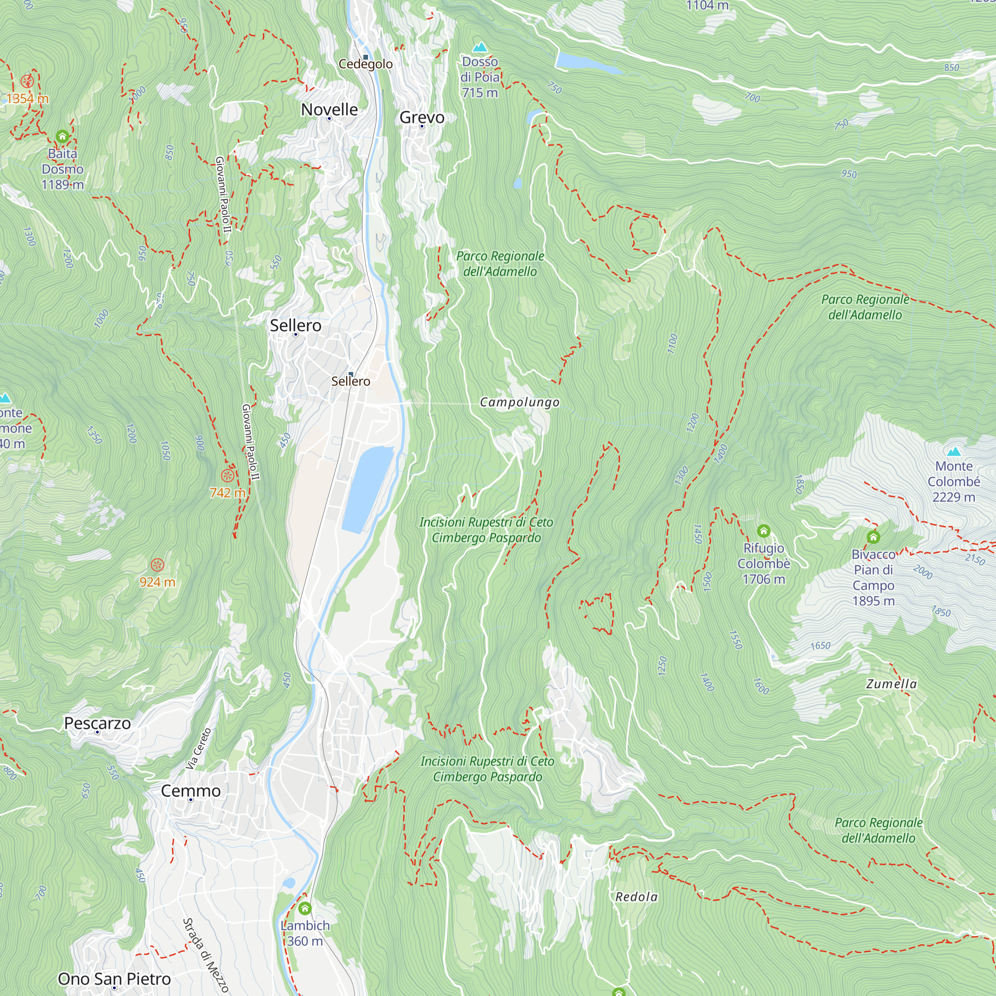 Agriturismo il Castagnolo map