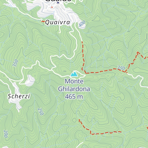 Map of Monte Ghilardona