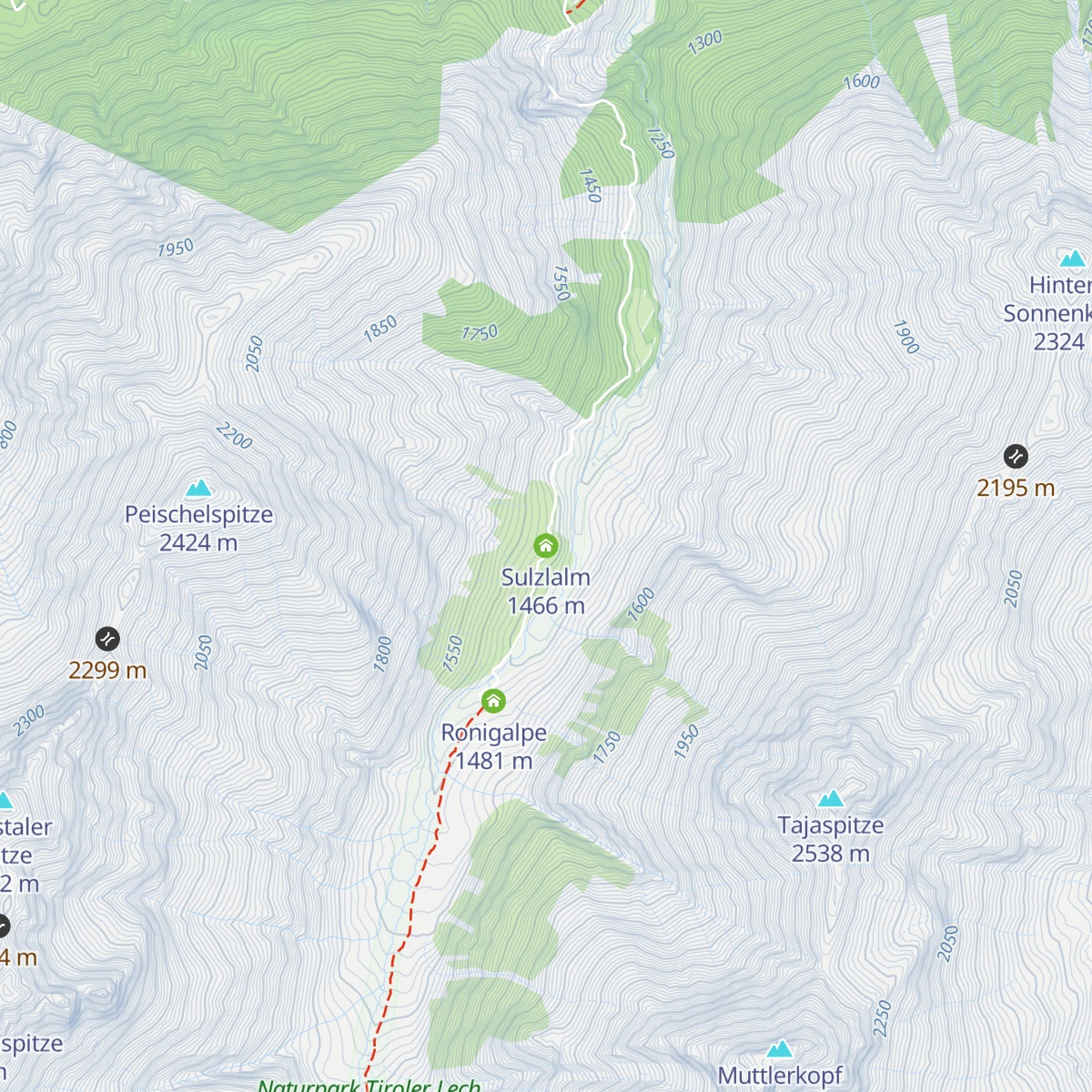 Sulzlalm map