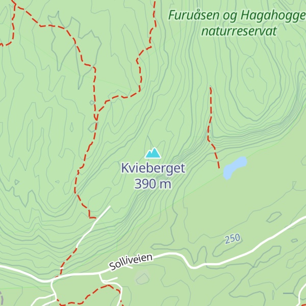 Map of Kvieberget