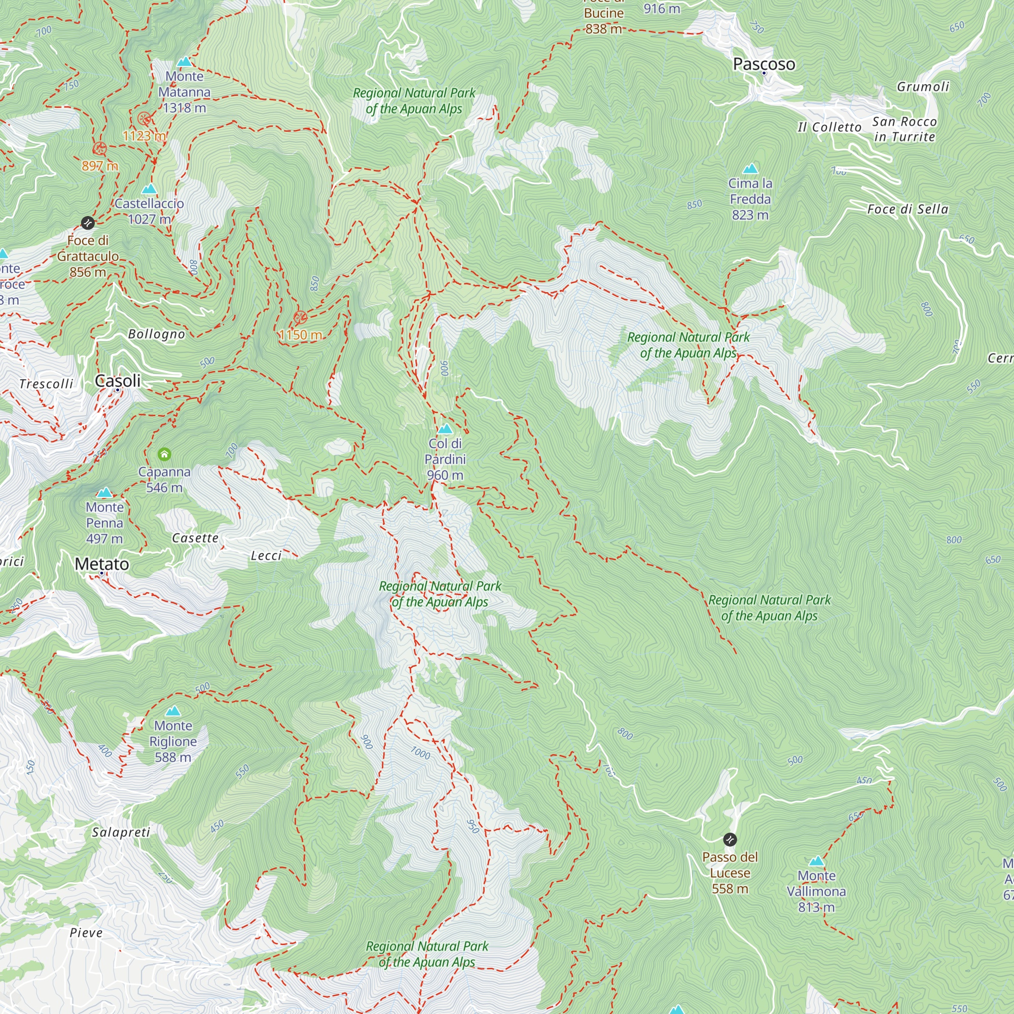 Baita Paoli-Barsi map