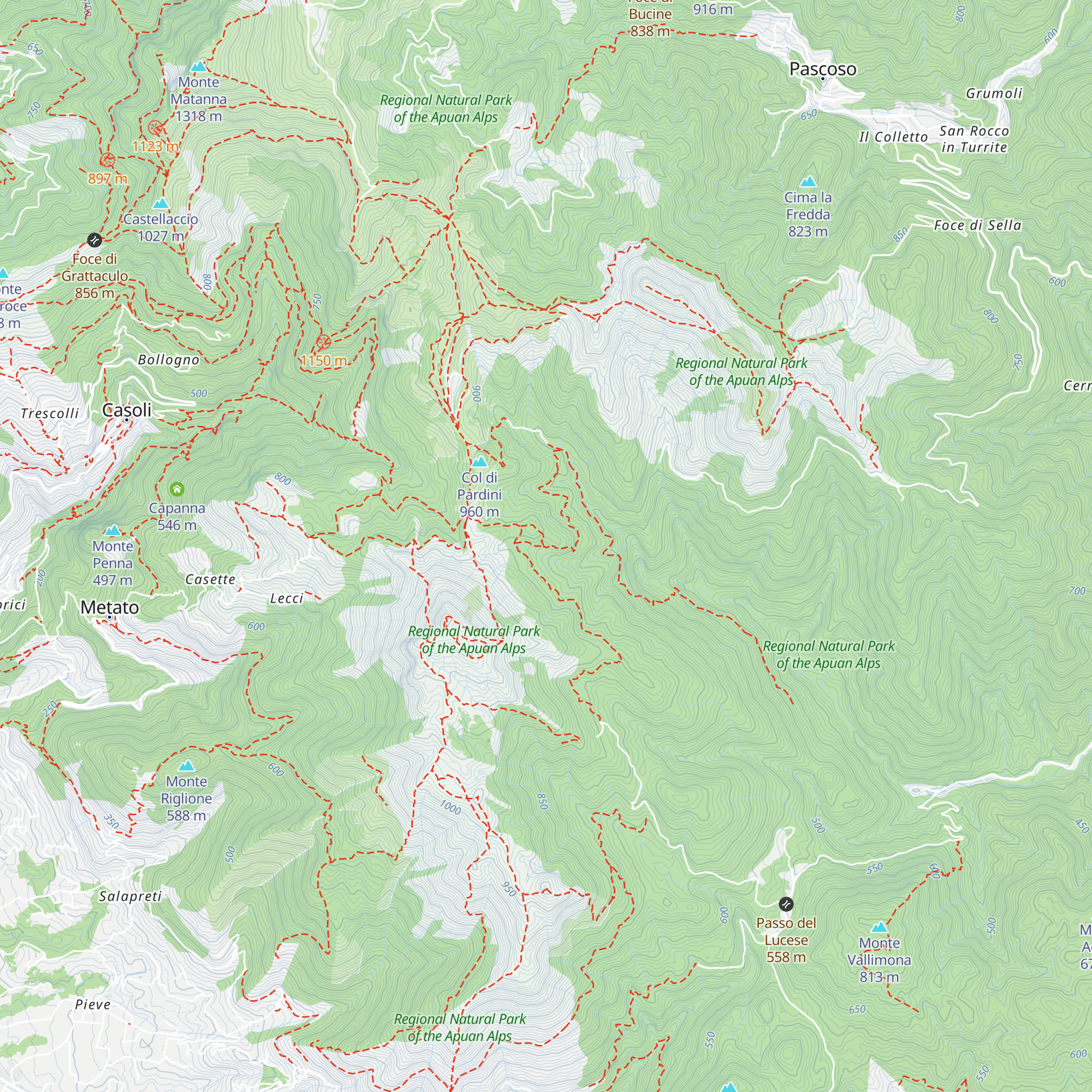 Baita Paoli-Barsi map