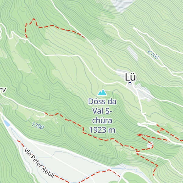 Map of Alpine Astrovillage Lü-Stailas