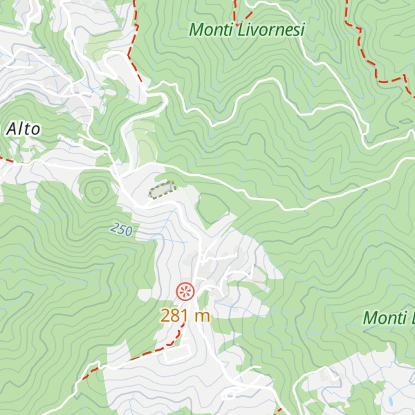 Map of Monte Nero