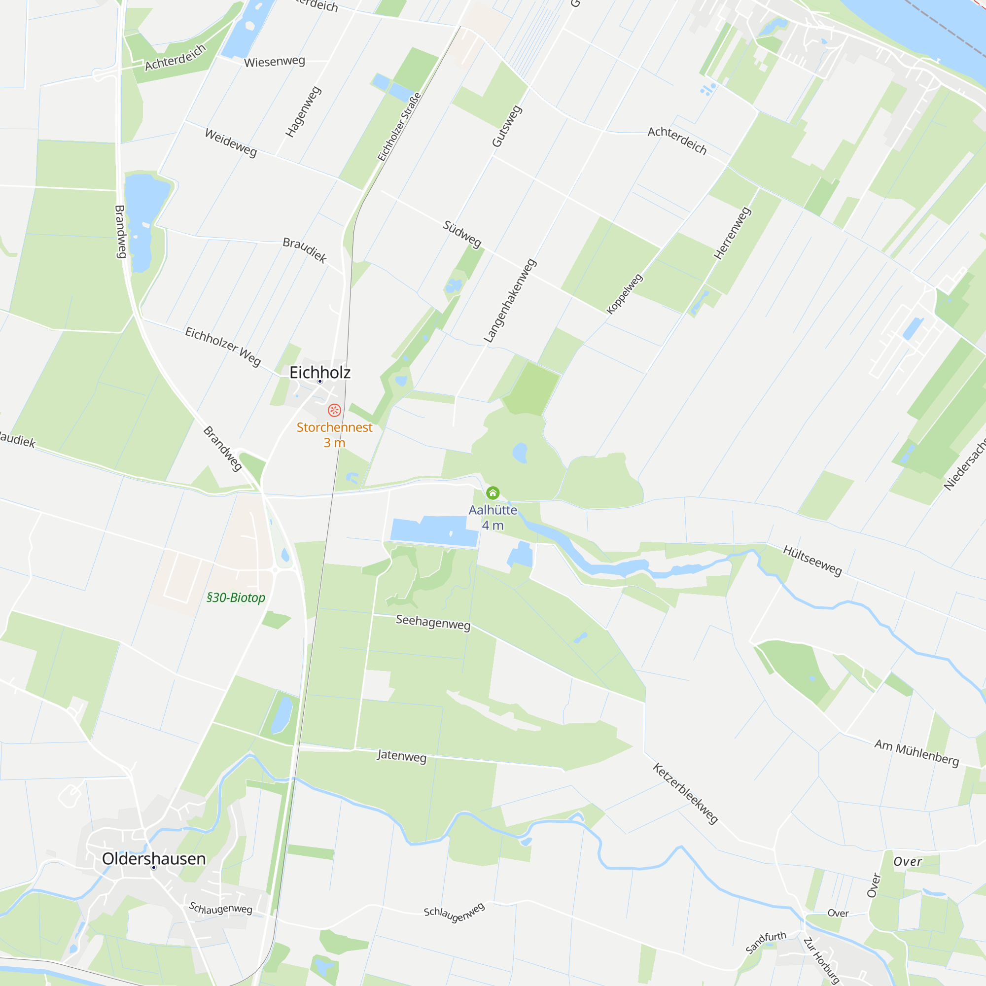 Aalhütte map