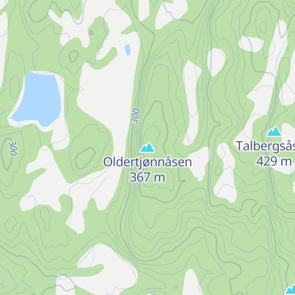 Map of Oldertjønnåsen