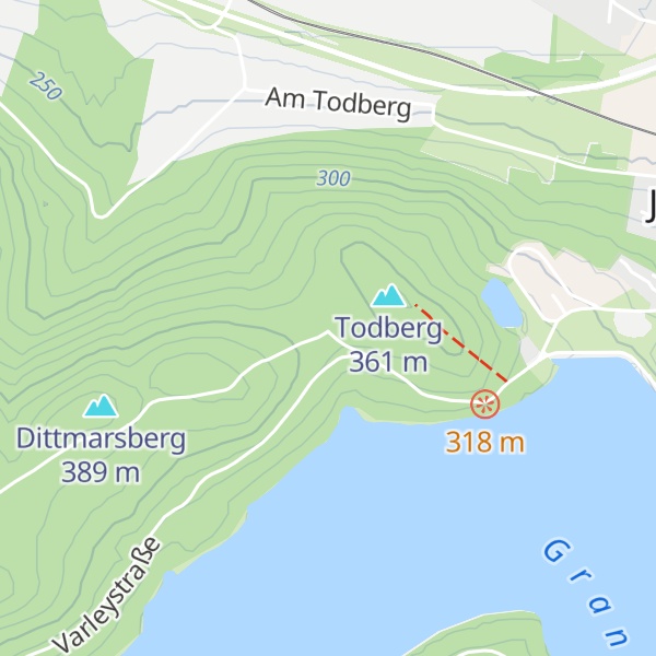 Map of Grane-Hütte