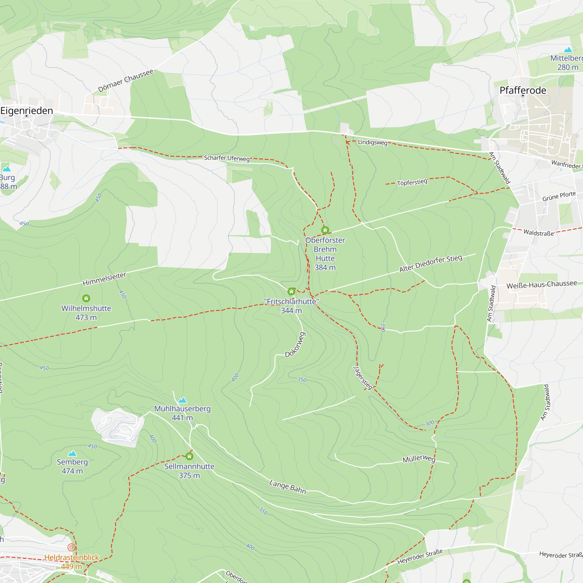 "Fritschlarhütte" map