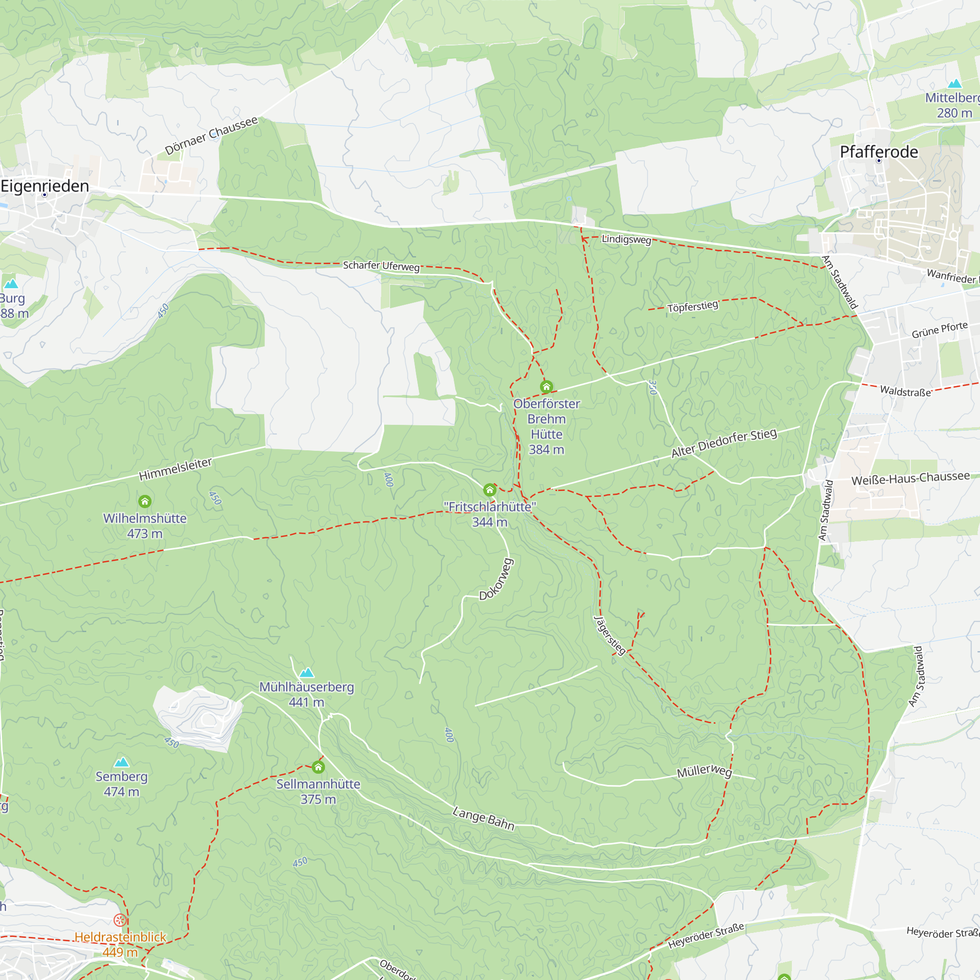 "Fritschlarhütte" map