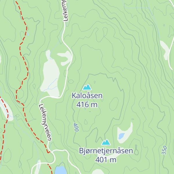 Map of Kaloåsen