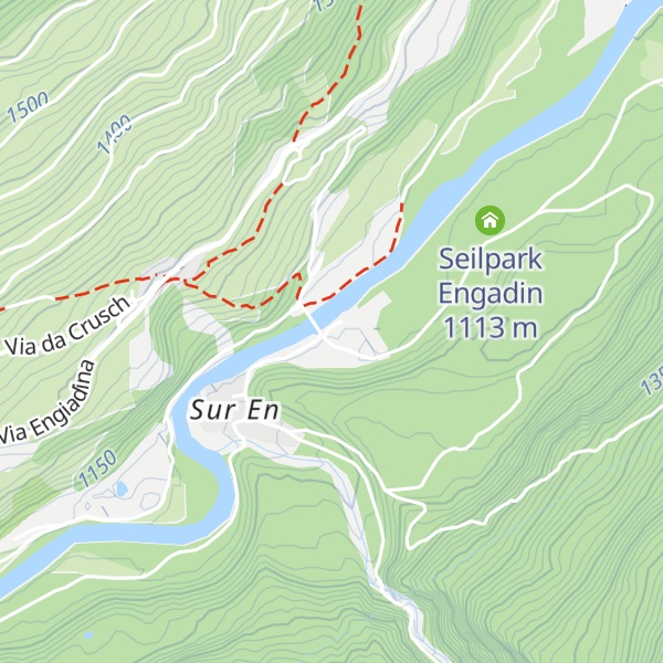 Map of Sper La Punt