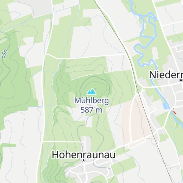 Map of Mühlberg