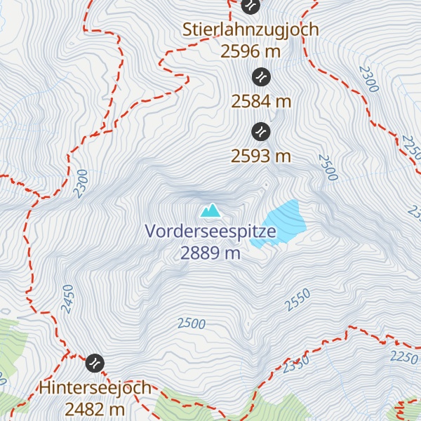Map of Vorderseespitze