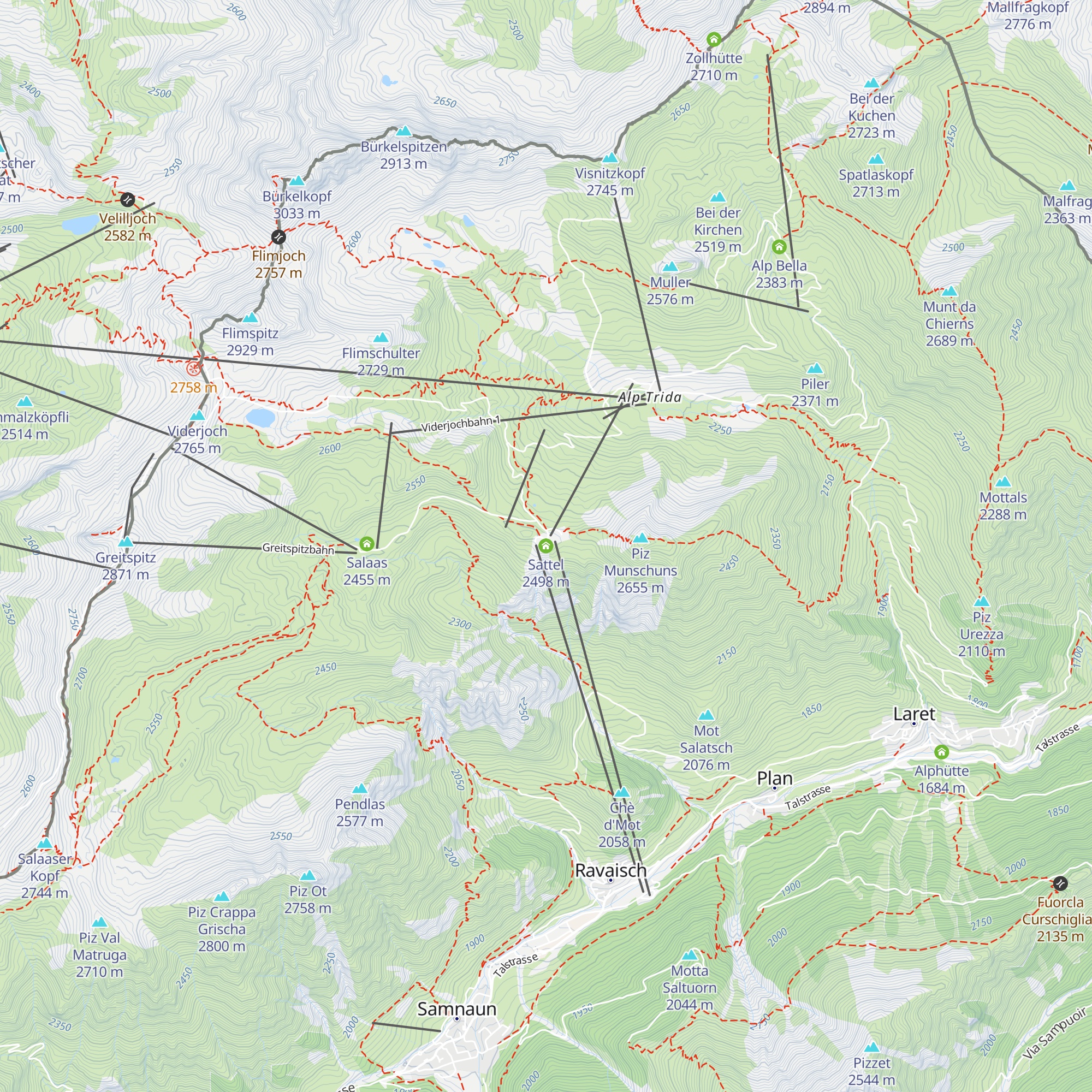 Sattel map