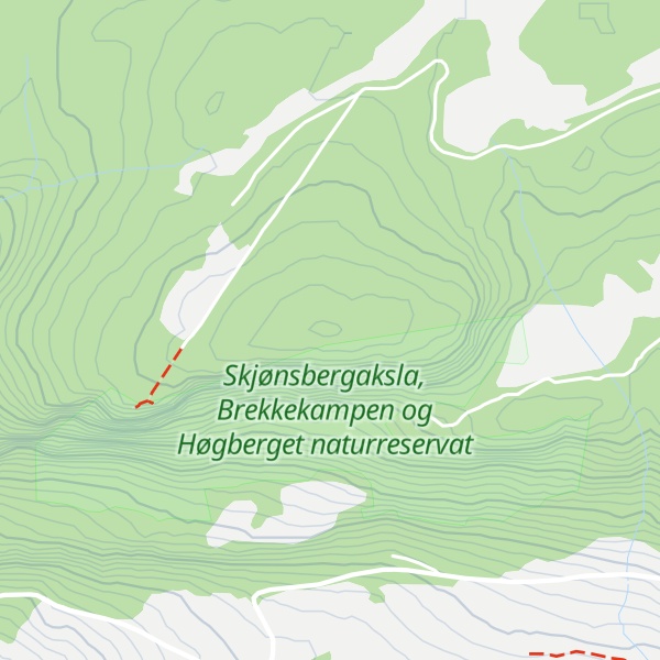 Map of Skjønsbergaksla