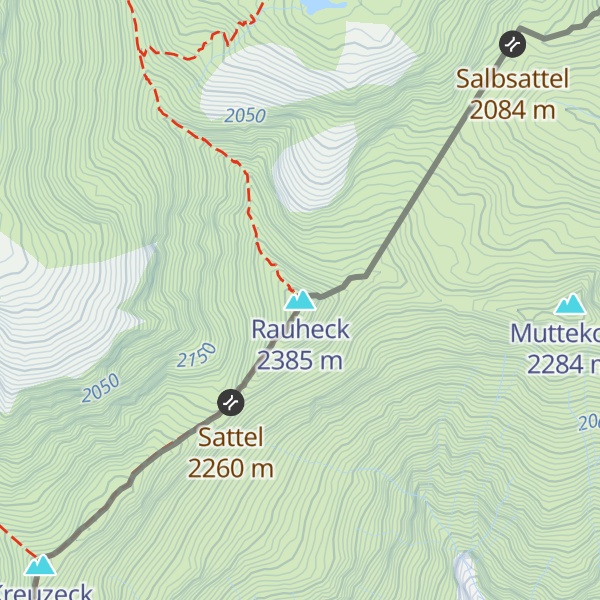 Map of Rauheck