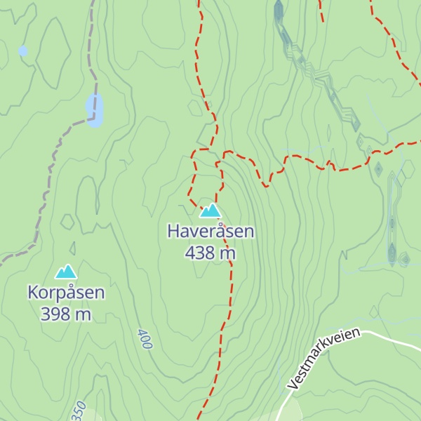 Map of Haveråsen