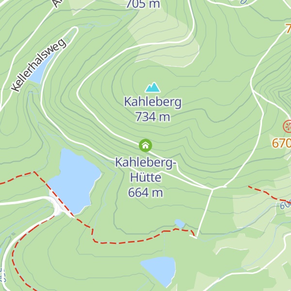 Map of Kahleberg-Hütte