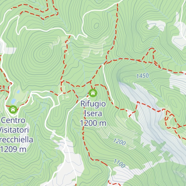 Map of Rifugio Isera