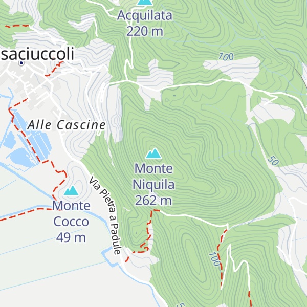 Map of Monte Niquila