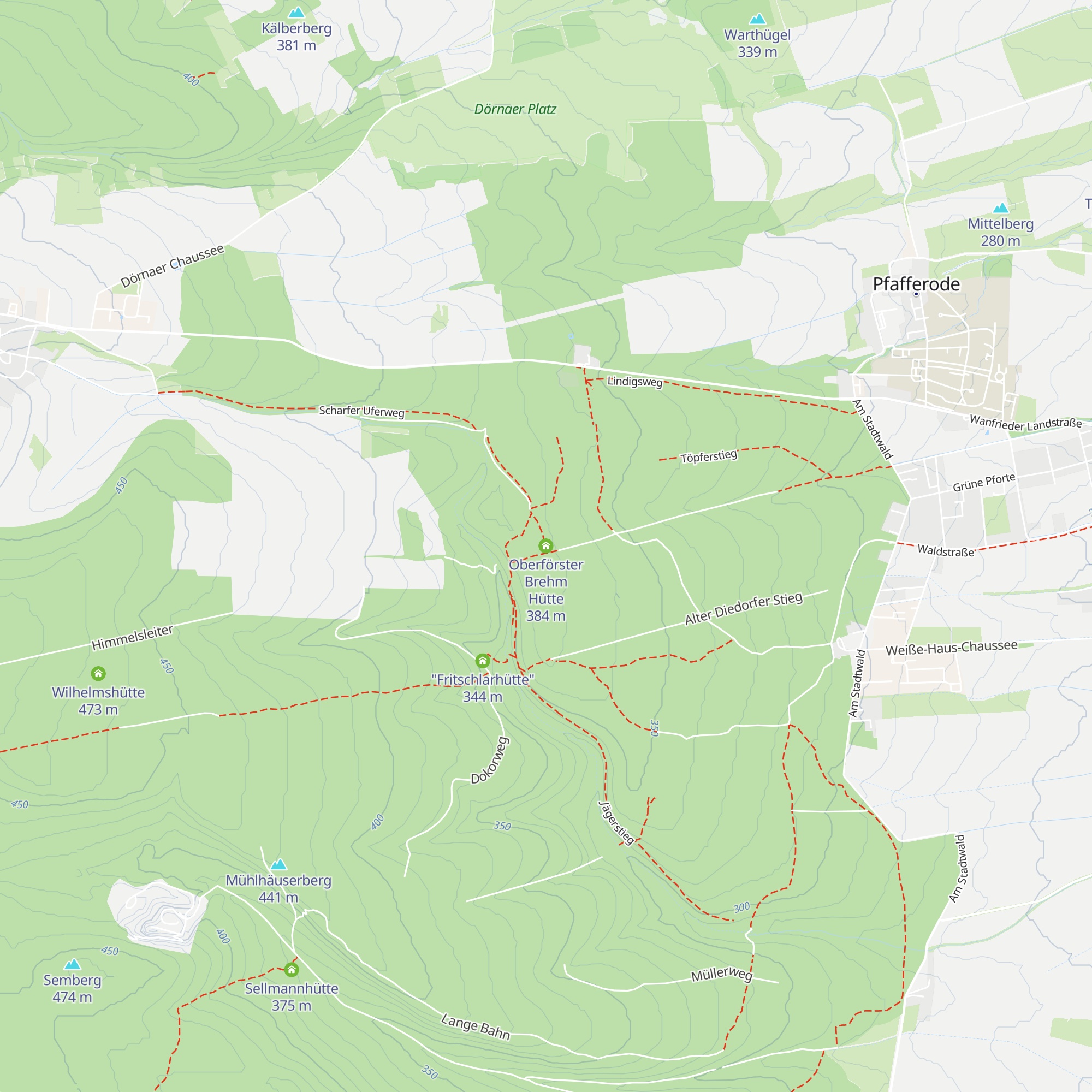 Oberförster Brehm Hütte map