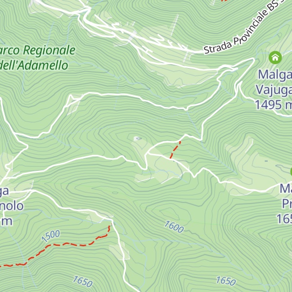 Map of Malga Cogolo