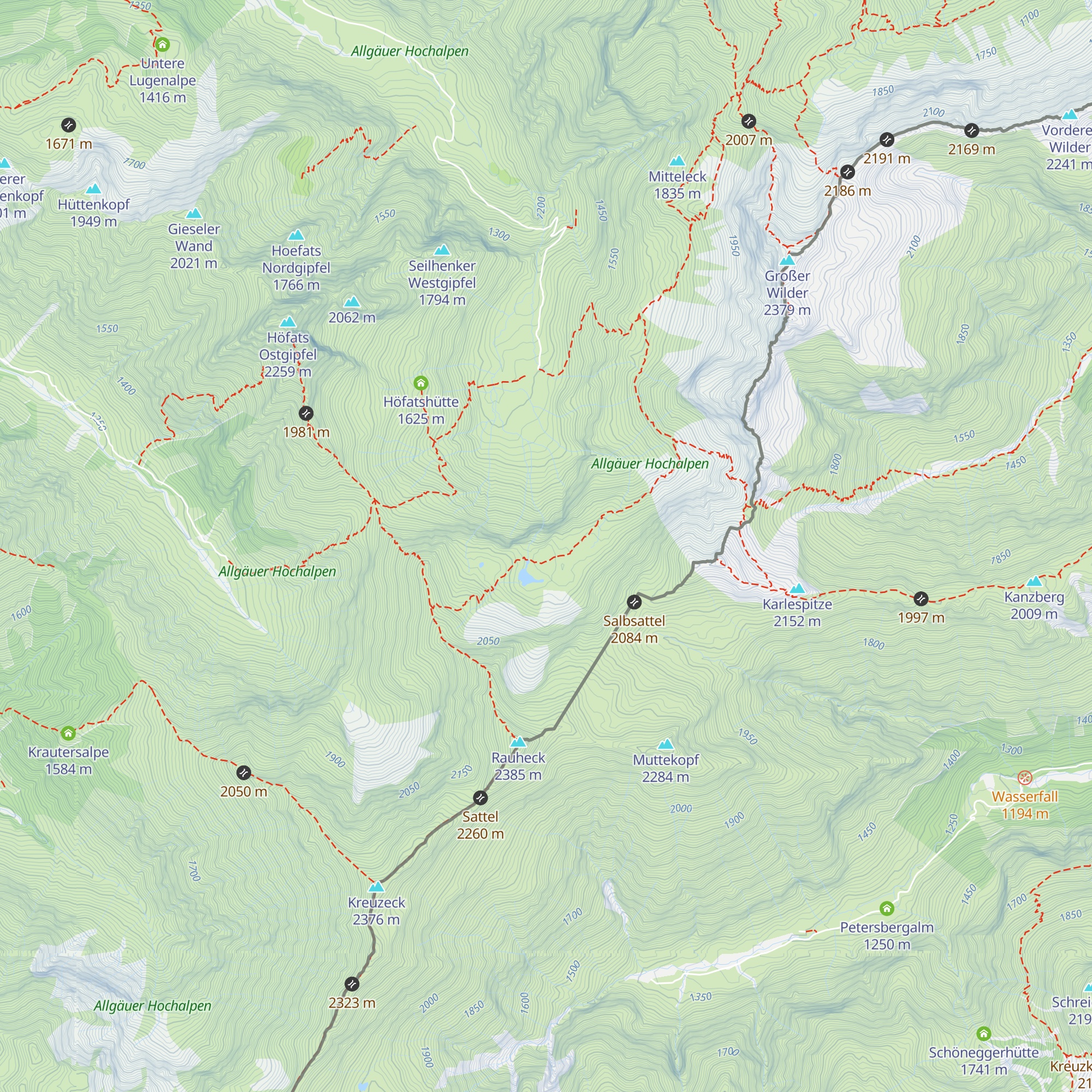 Eisseehütte map