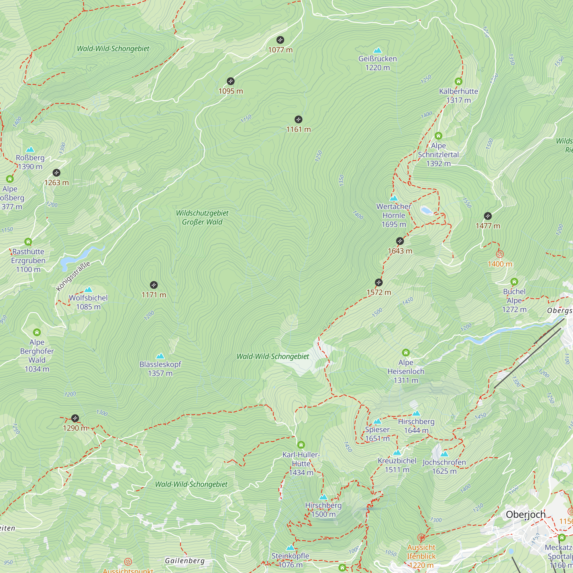 Jagd-Hütte map