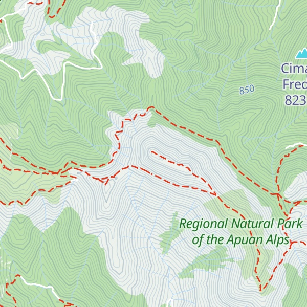 Map of Monte Piglione
