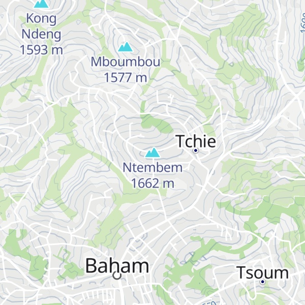 Map of Ntembem