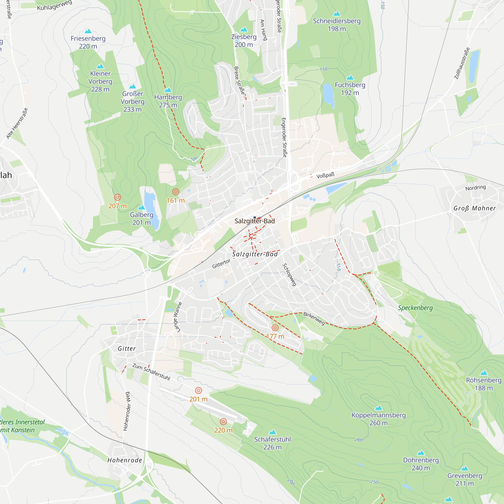 Touristinformation Salzgitter-Bad map