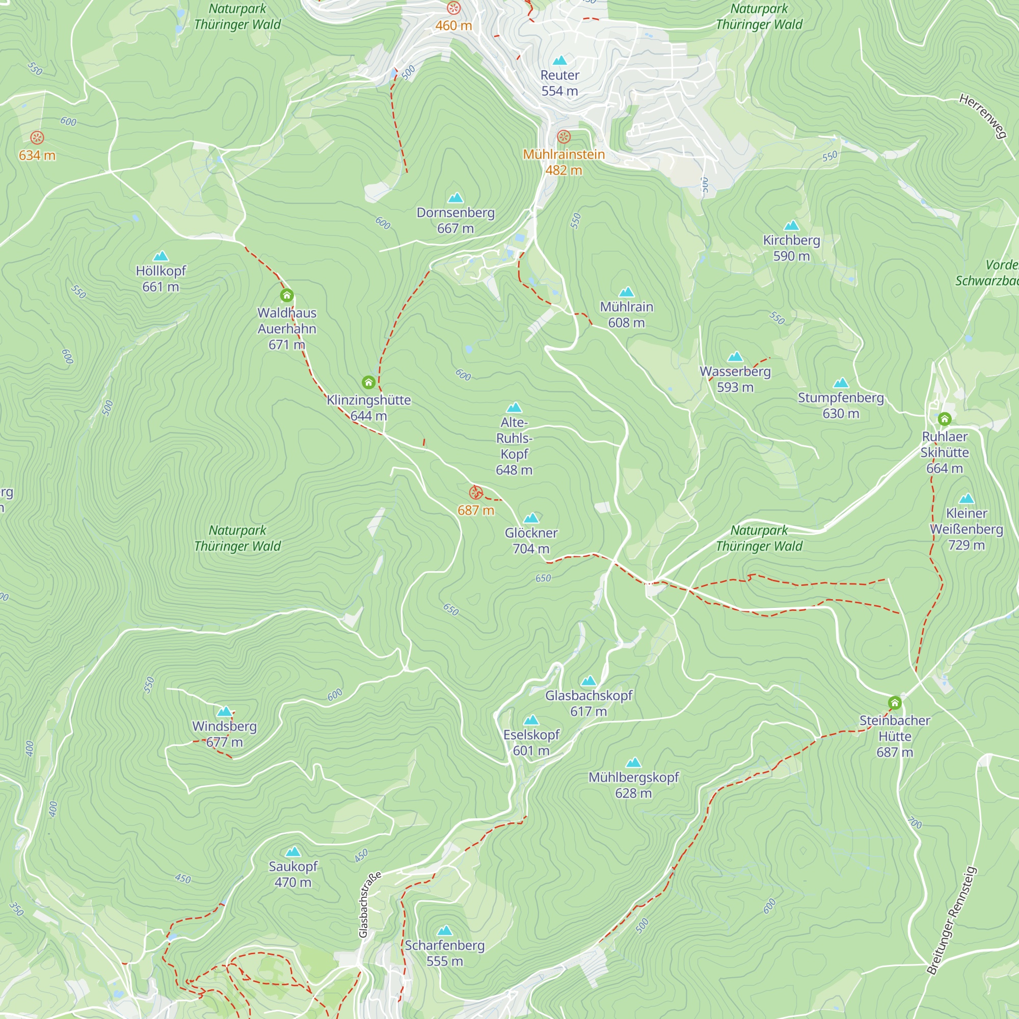 Glöcknerhütte map