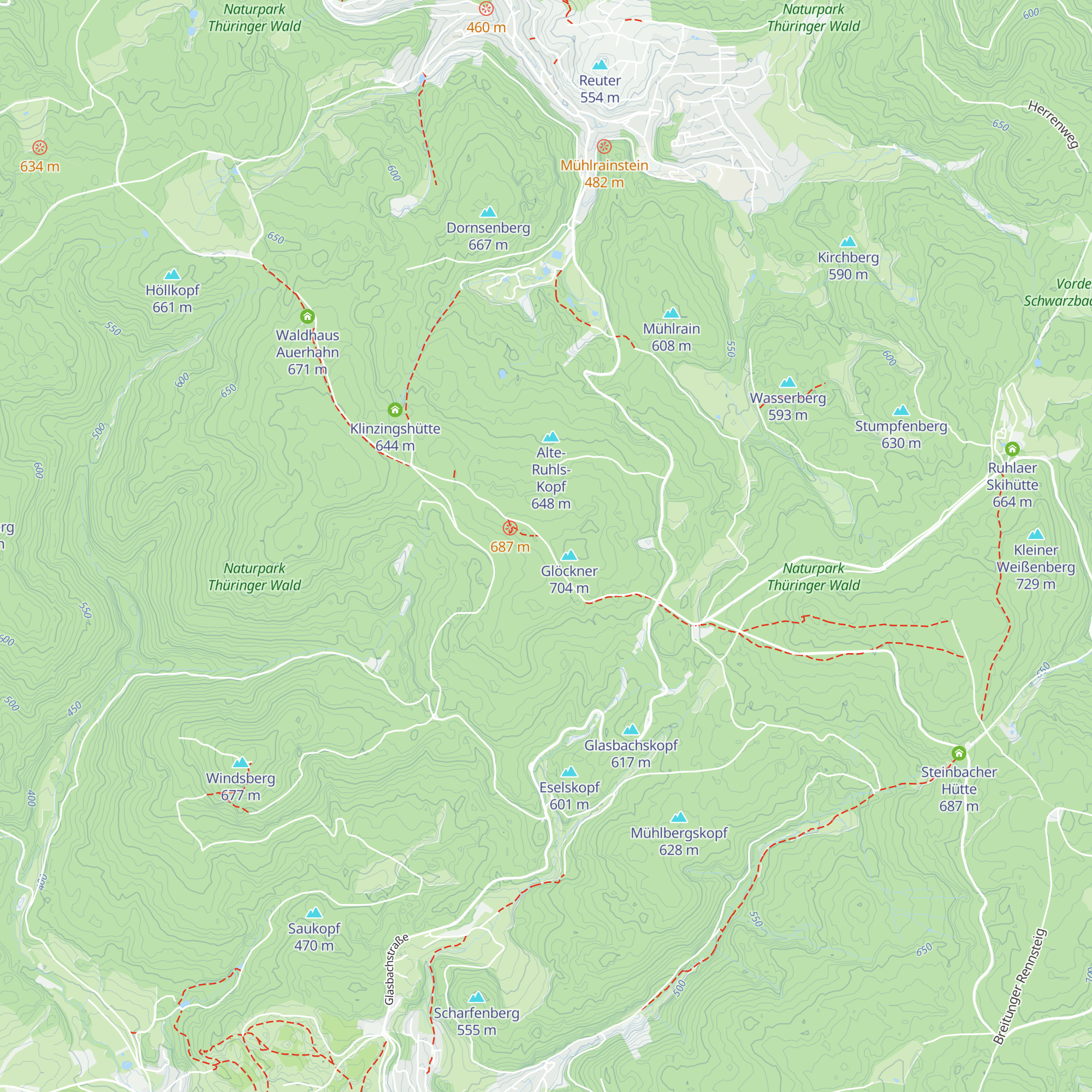 Glöcknerhütte map