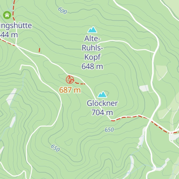 Map of Glöcknerhütte