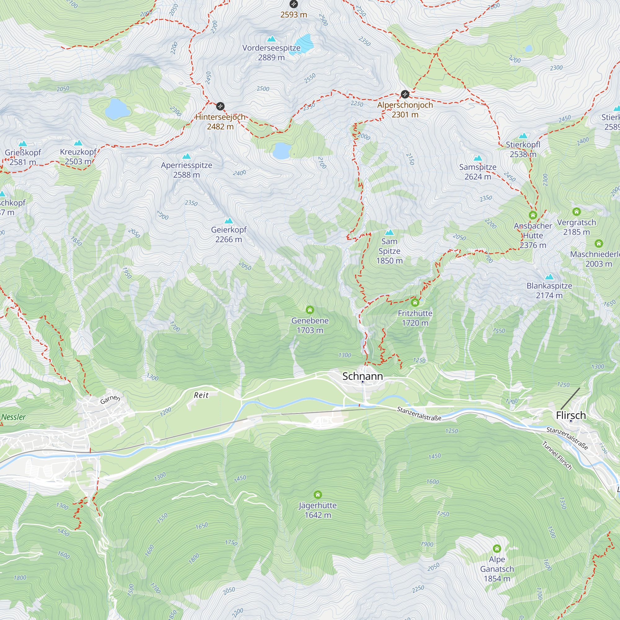 Genebene map