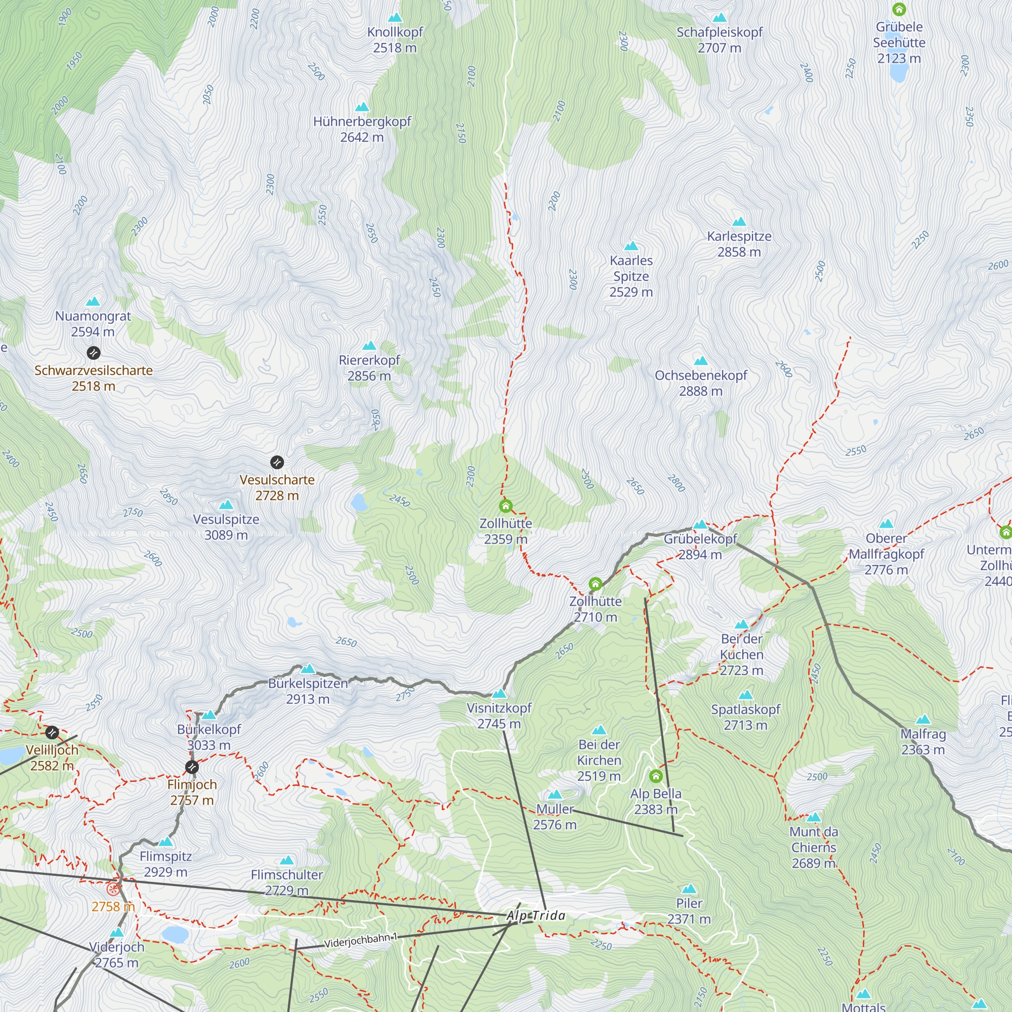 Zollhütte map